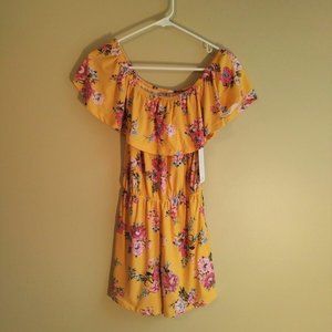 Almost Famous Off Shoulder Romper, Small  - CLOSET CLEAN OUT SALE!!!